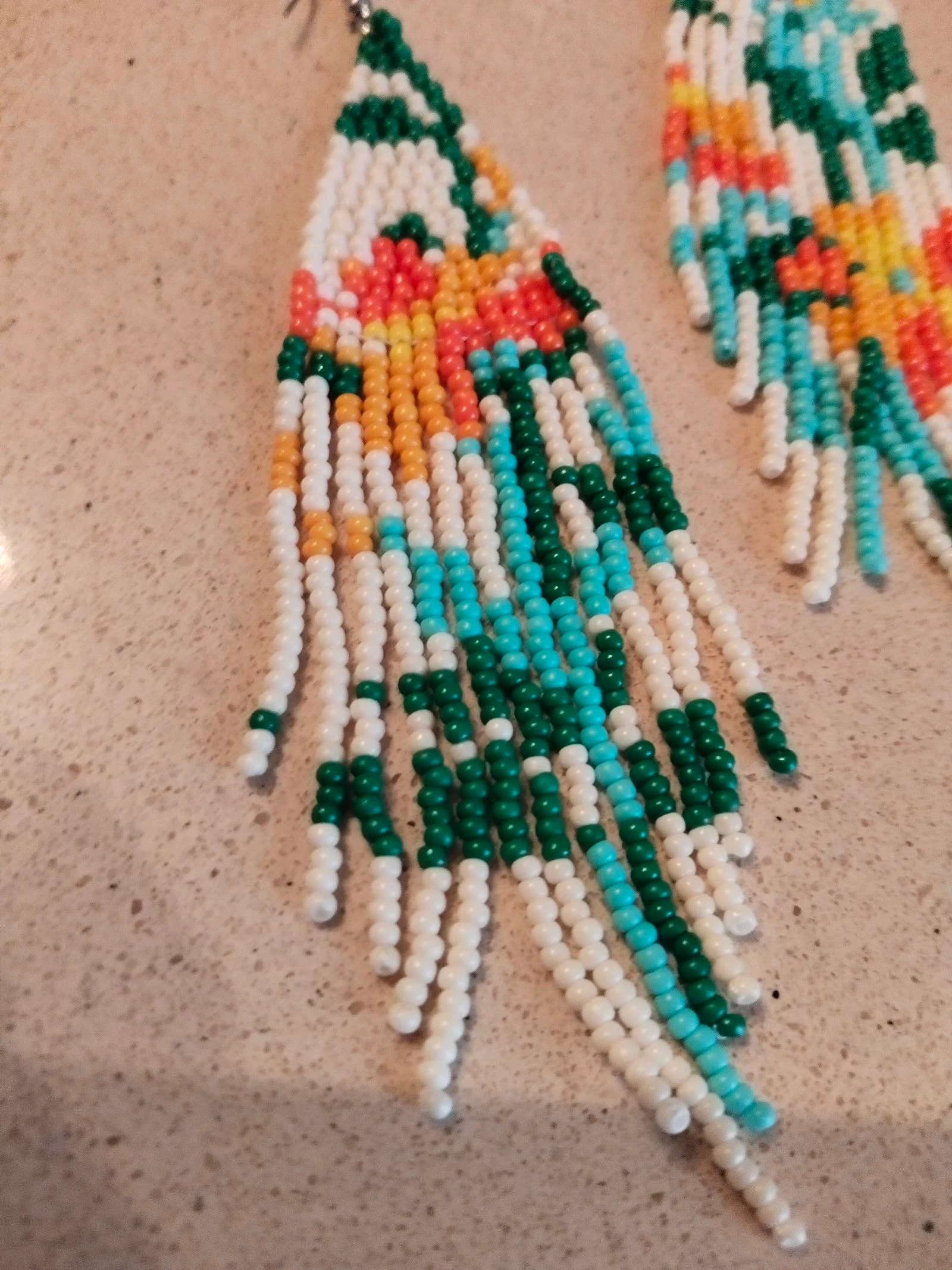 Pendientes de cuentas multicolor 🌈 – photo 3